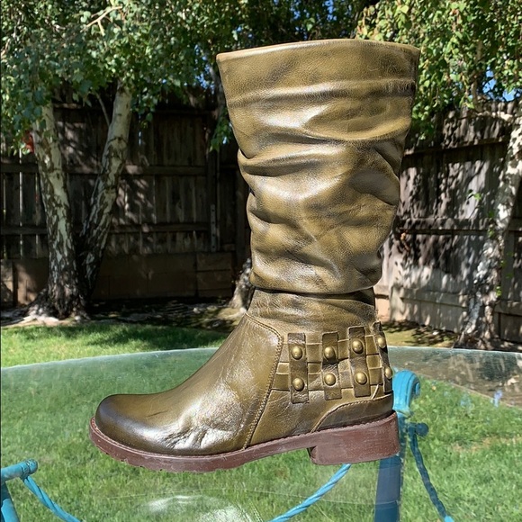 Jafa Shoes - Jafa 2161 Boots Olive Size 37 NWOB